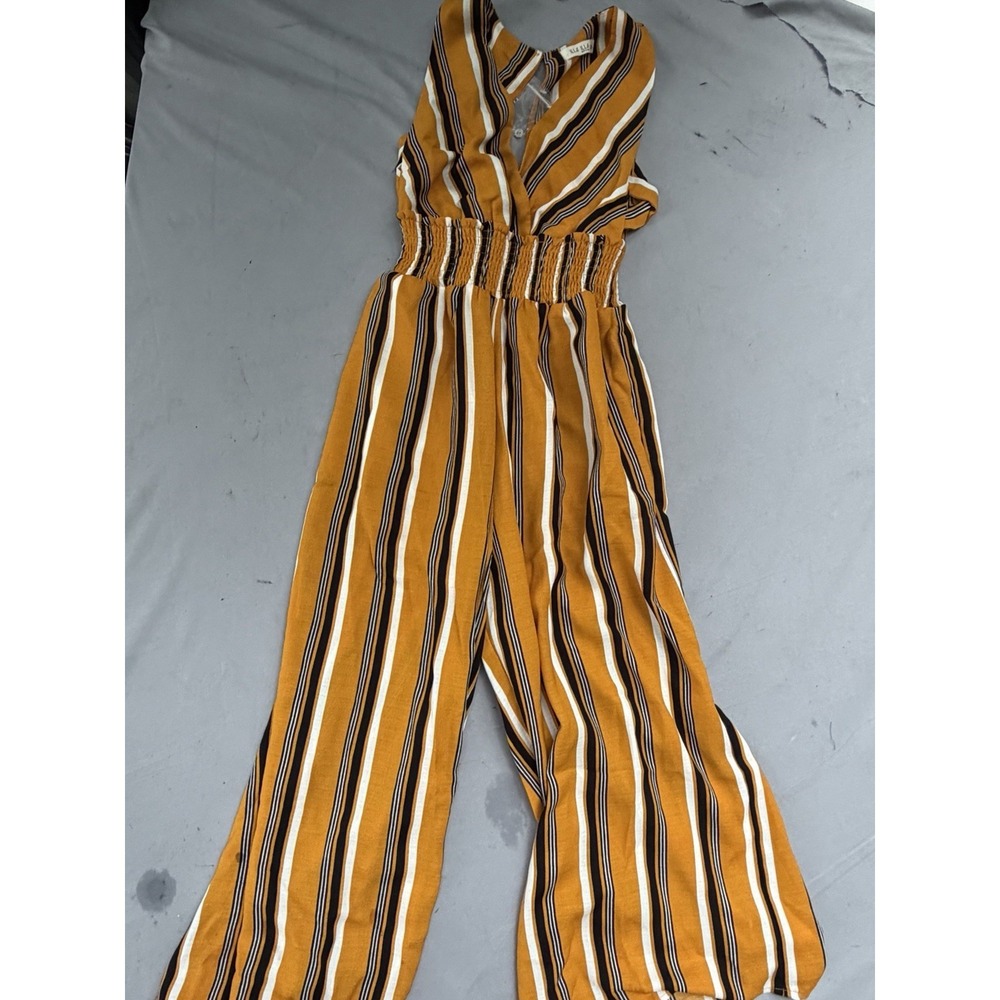 ILLA ILLA Women Jumpsuit Dress Pants Orange Size Small